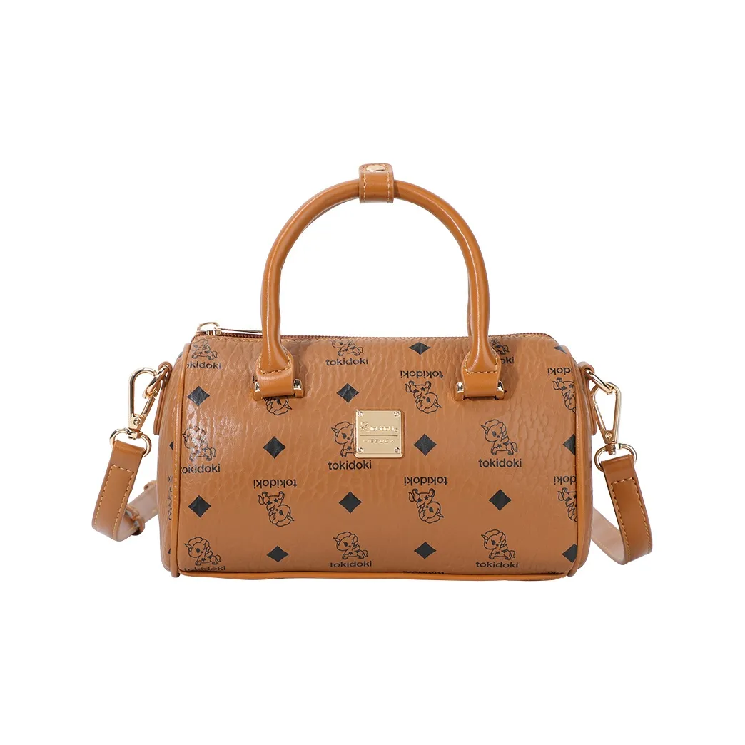 MESUCA Unicorn Series Синтетическая кожа Бостон Сумка Подушка Сумка Сумка через плечо Сумка Женская Коричневая