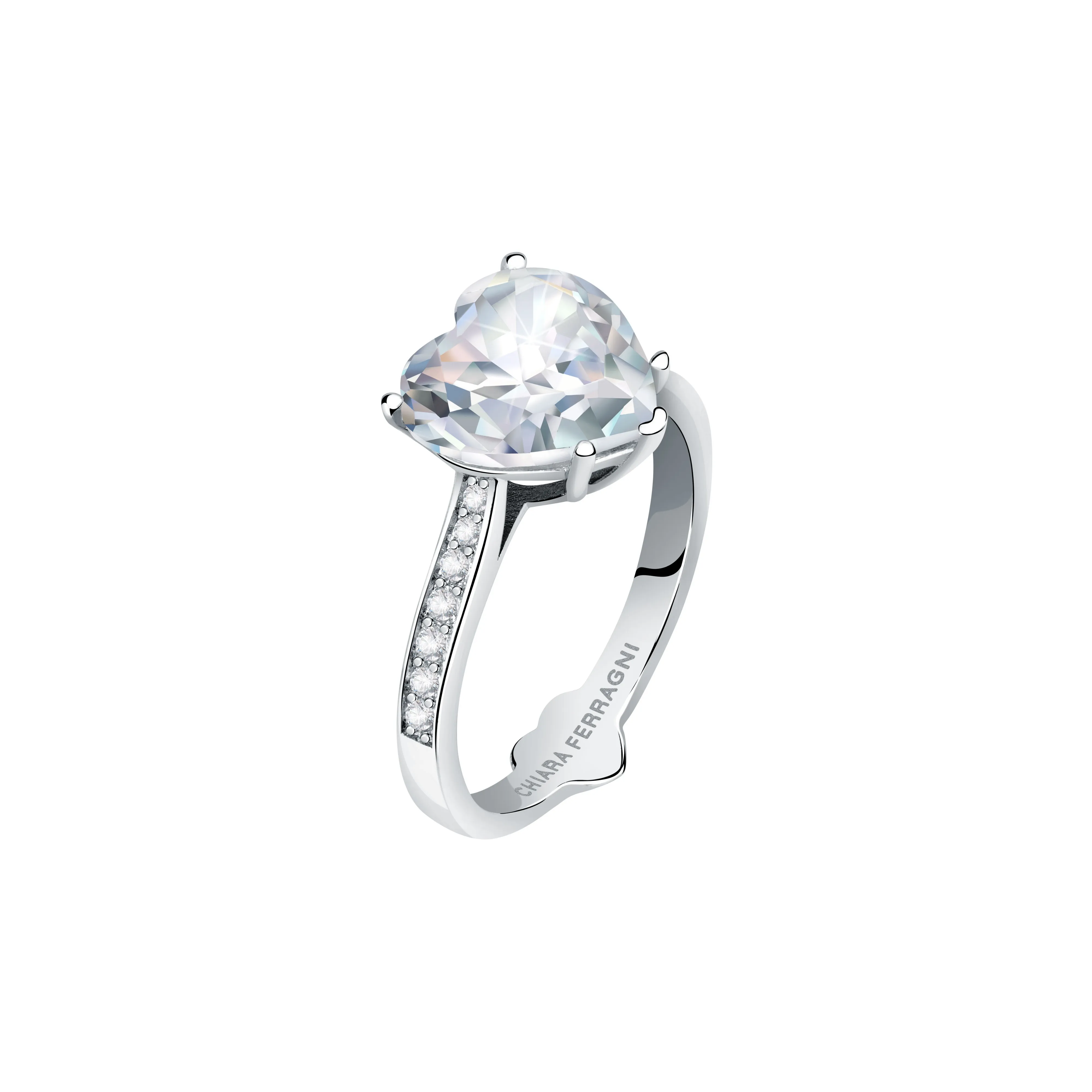 CHIARA FERRAGNI Сплав с цирконом Кольца Женское Серебро