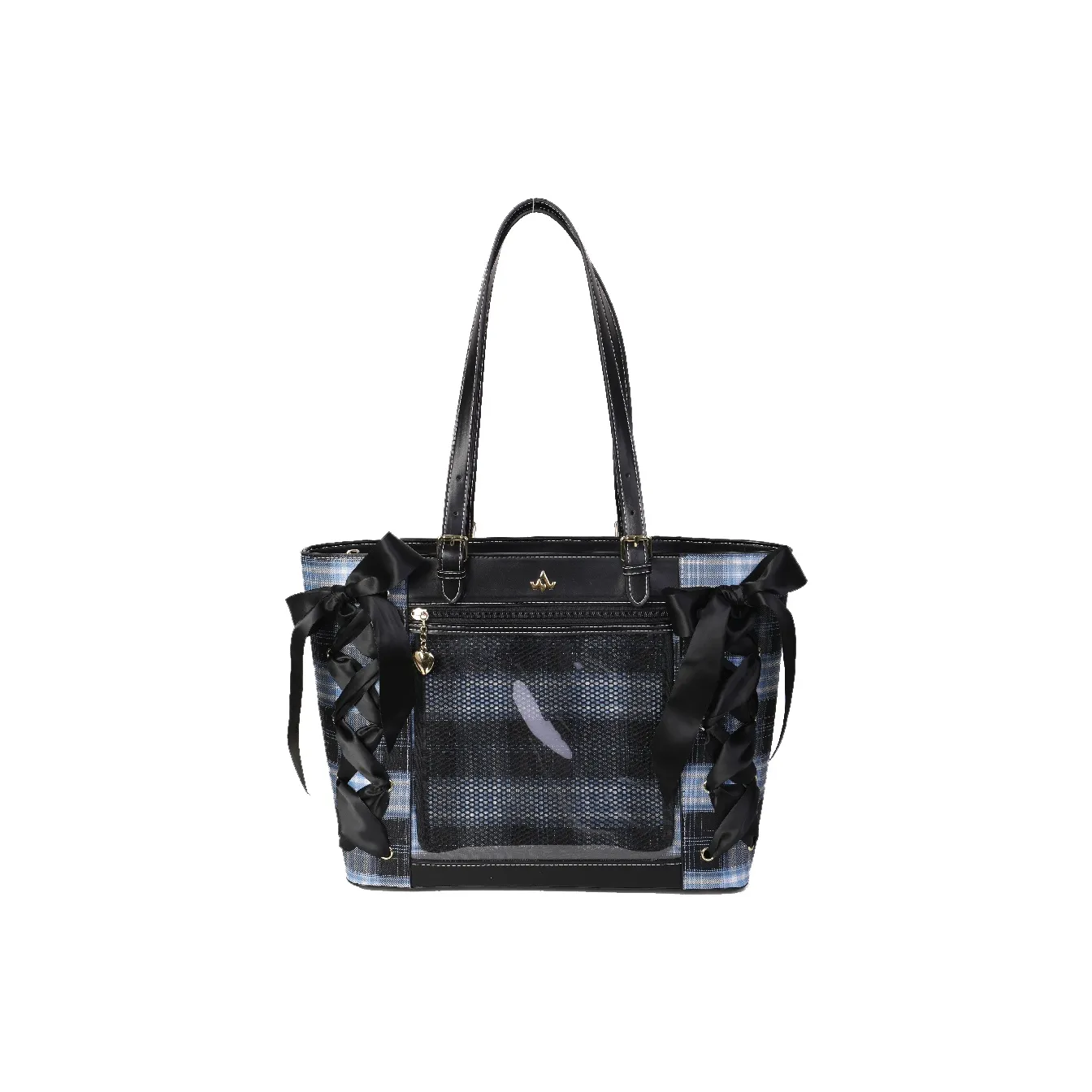 WANWU ПУ (полиуретан) Крест Клетчатый Значок Ита-баги Обычный Женские