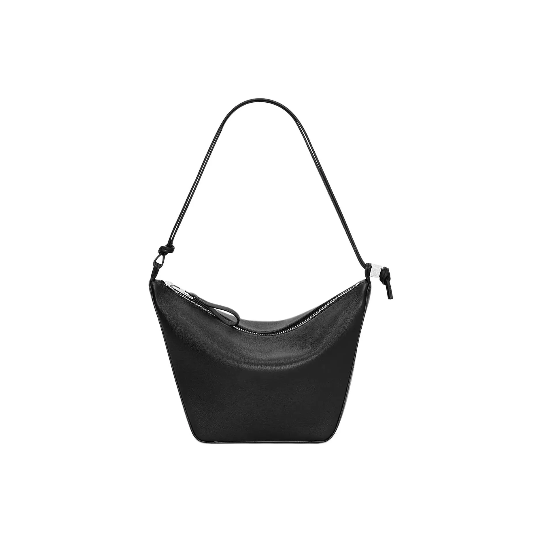 LOEWE Hammock Hobo Cow Leather Hobo Bag, Handbag, Shoulder Bag Women's Black
