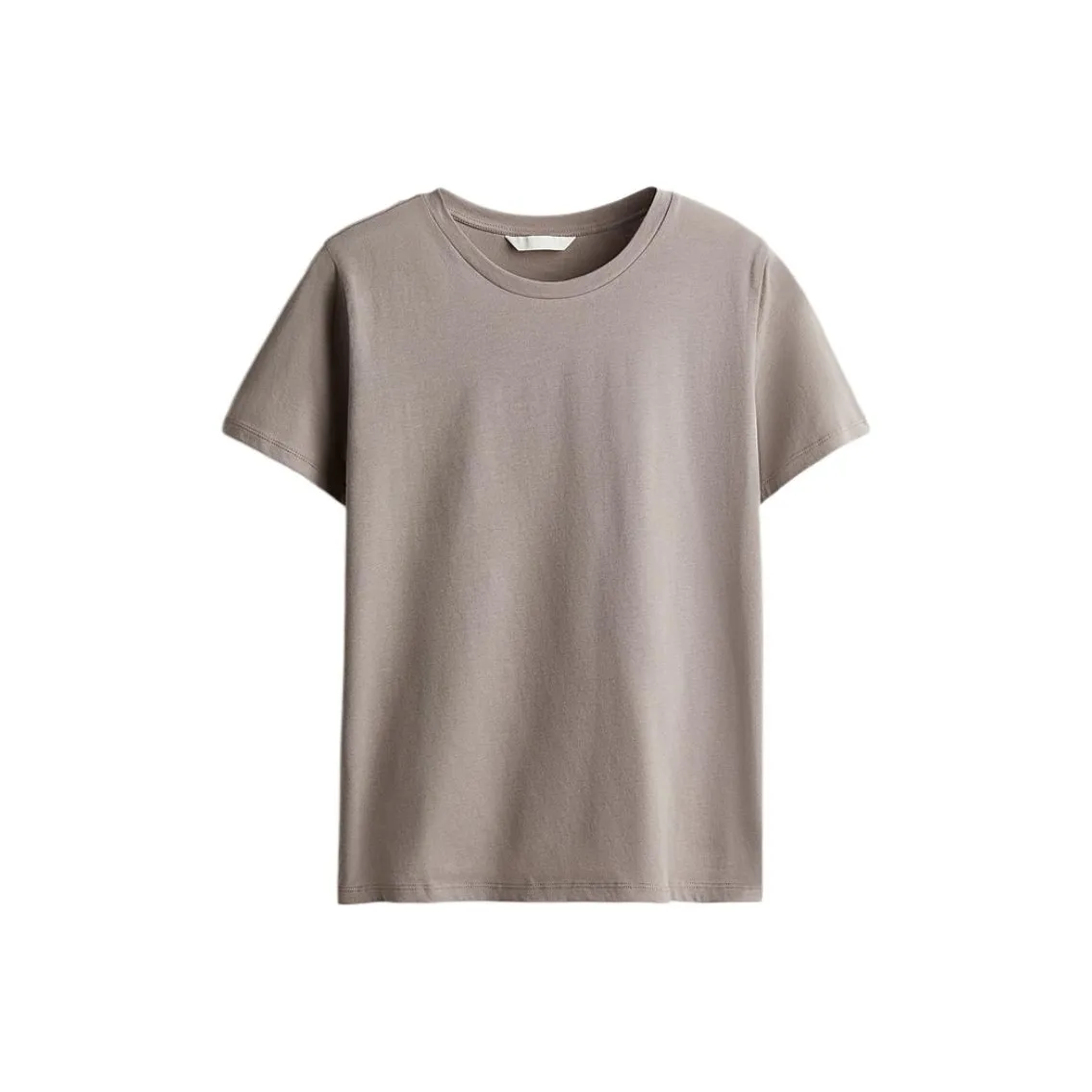 H&M Серо-бежевые женские футболки