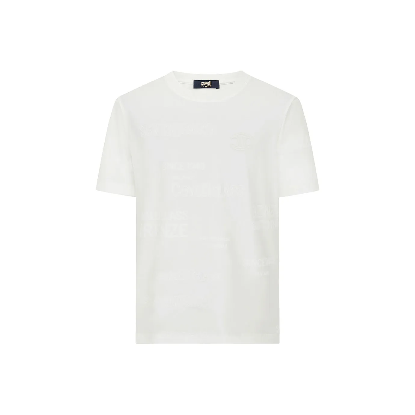 Cavalli Class Белая Мужская T-Рубашка
