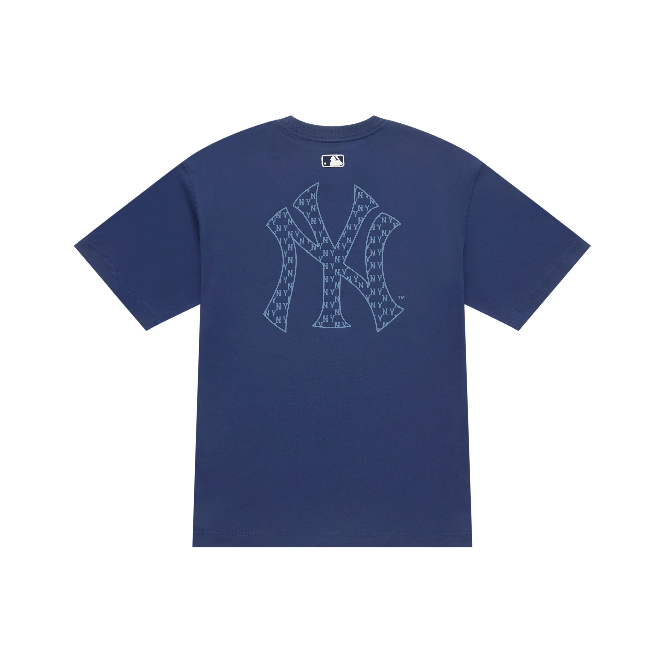 MLB MONOGRAM Коллекция New York Yankees SS25 T-Shirt Унисекс Темно-синий
