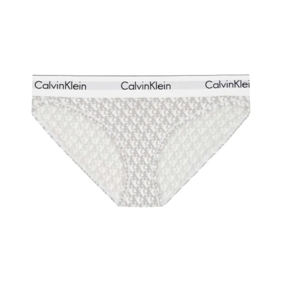 Calvin Klein Бикини Женские Серый Белый