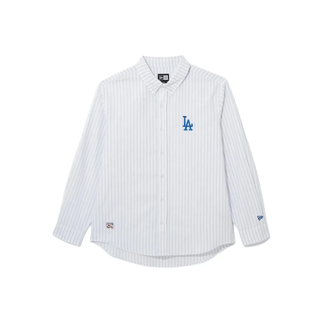 New Era Белые Полосы Унисекс Рубашки