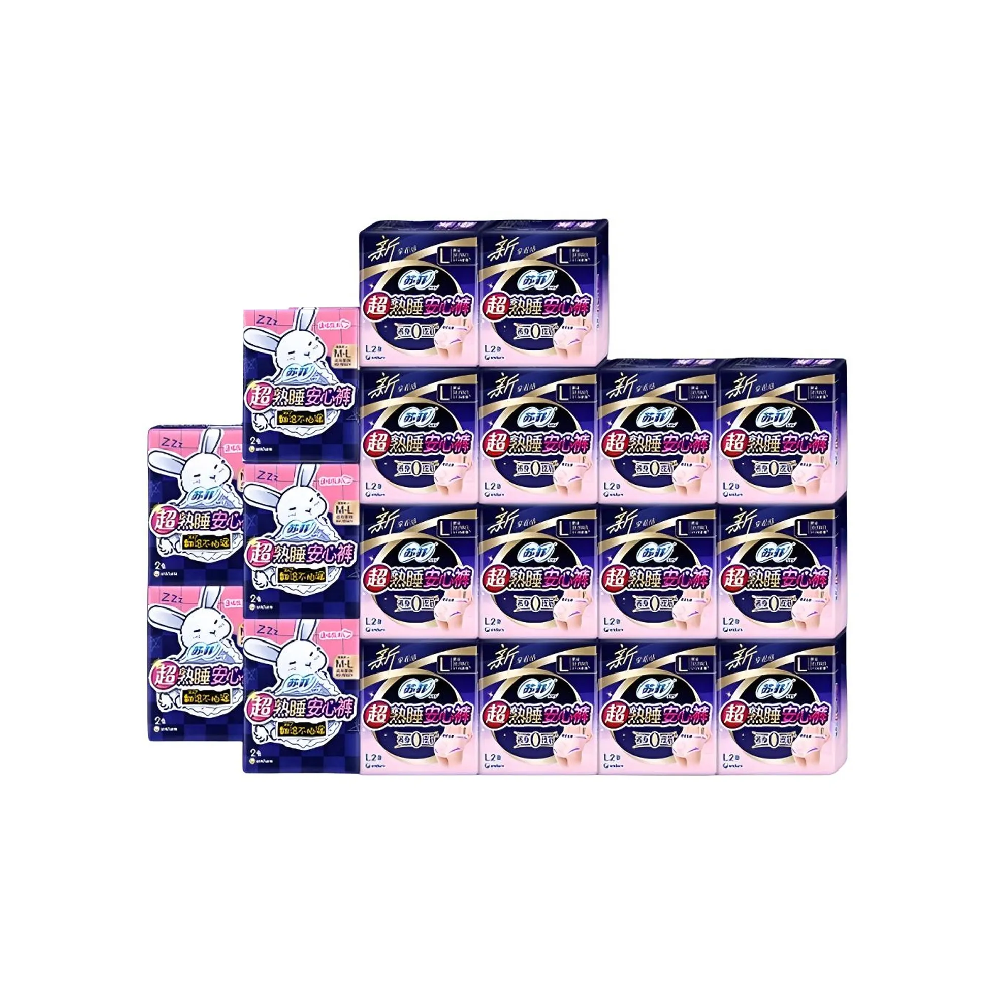 Sofy Кролик Менструальные трусики Ночные прокладки Гигиенические прокладки