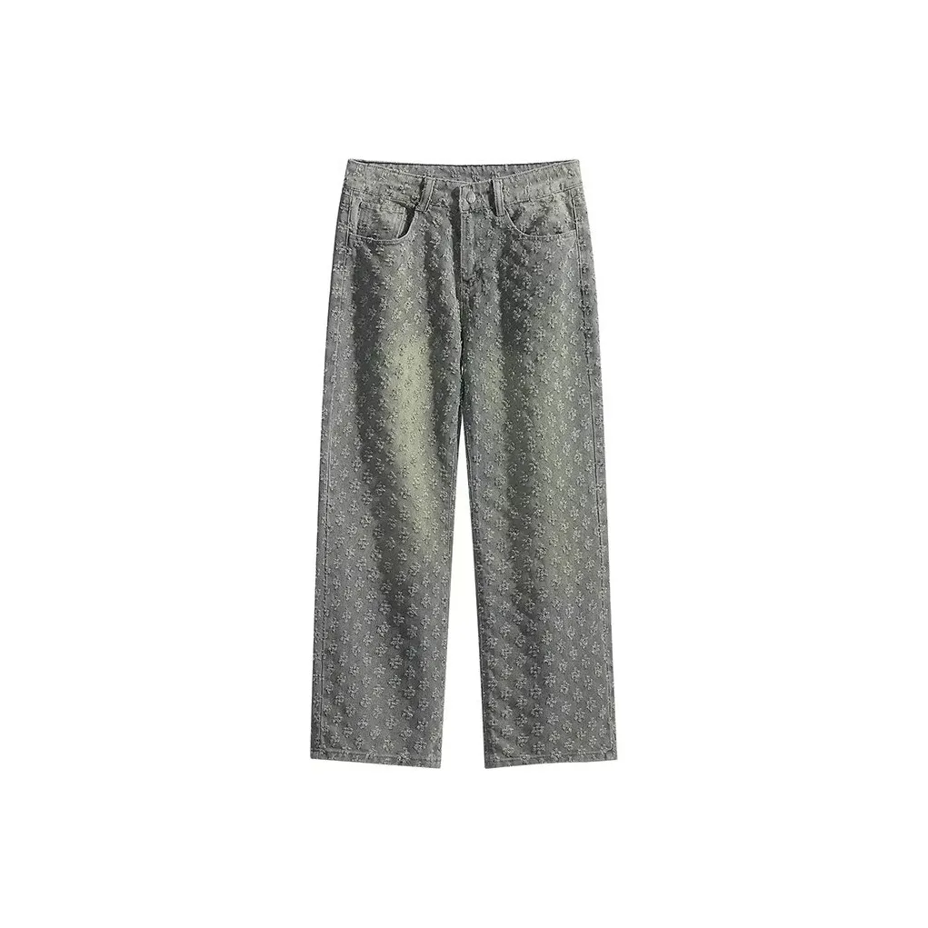 GOODHENLCE Винтажные синие унисекс джинсы