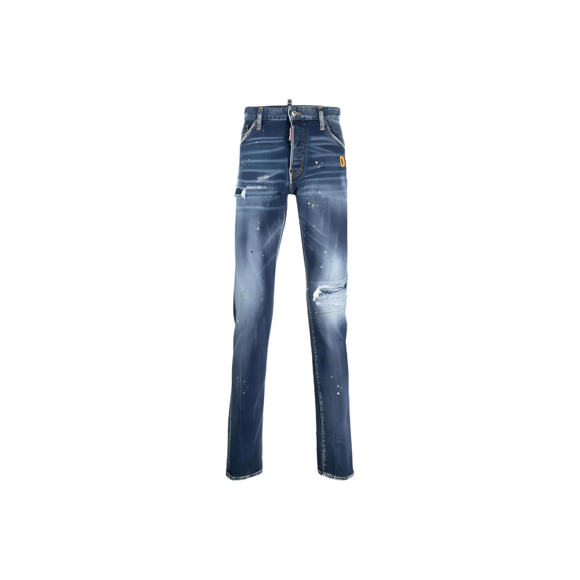 DSQUARED 2 Distressed Medium Hiking Jeans
