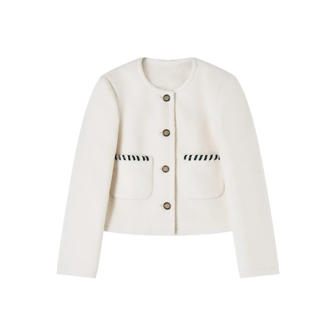 SHUXI Милкшейк Белый Женские Куртки