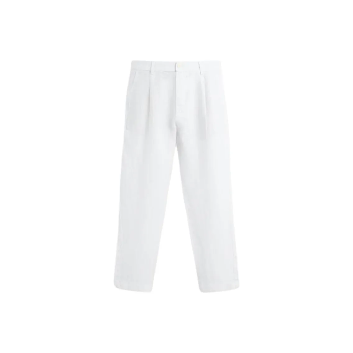 ZARA Белые Мужские Повседневные Штаны