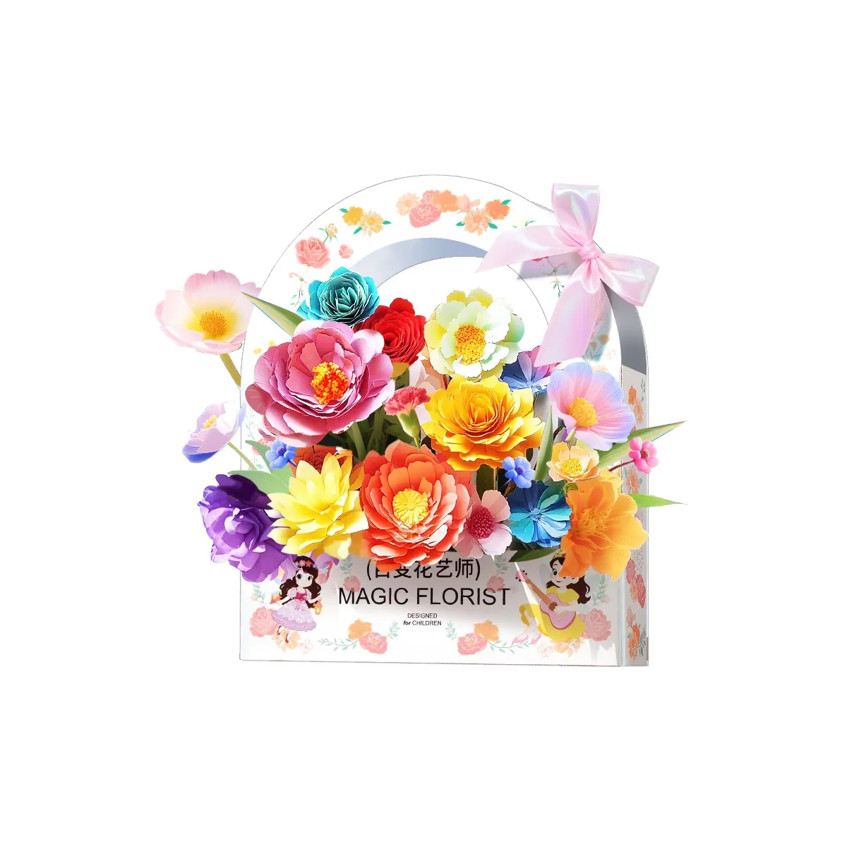 Bergers Цветочная коробка Ручная DIY 3D-эффект Цветочный Игрушки