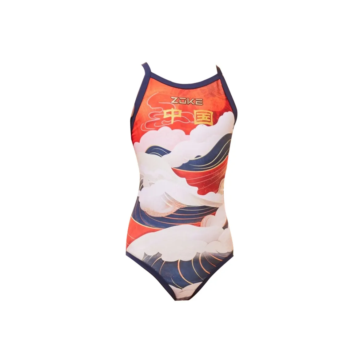 ZOKE Вышитая версия Китай, Ван-Пис Треугольник Купальник 125525838 Унисекс Наборы купальников