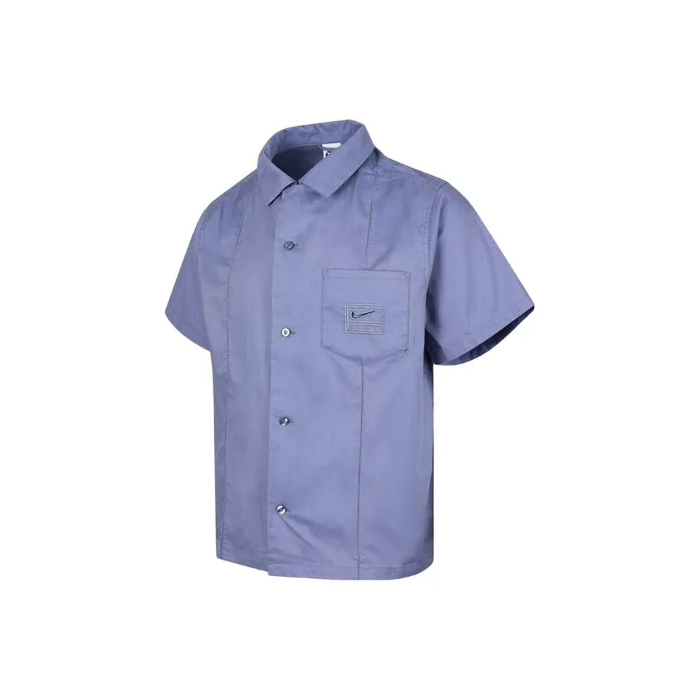Nike Blue Men's Shirts Найк Синий Мужские Рубашки