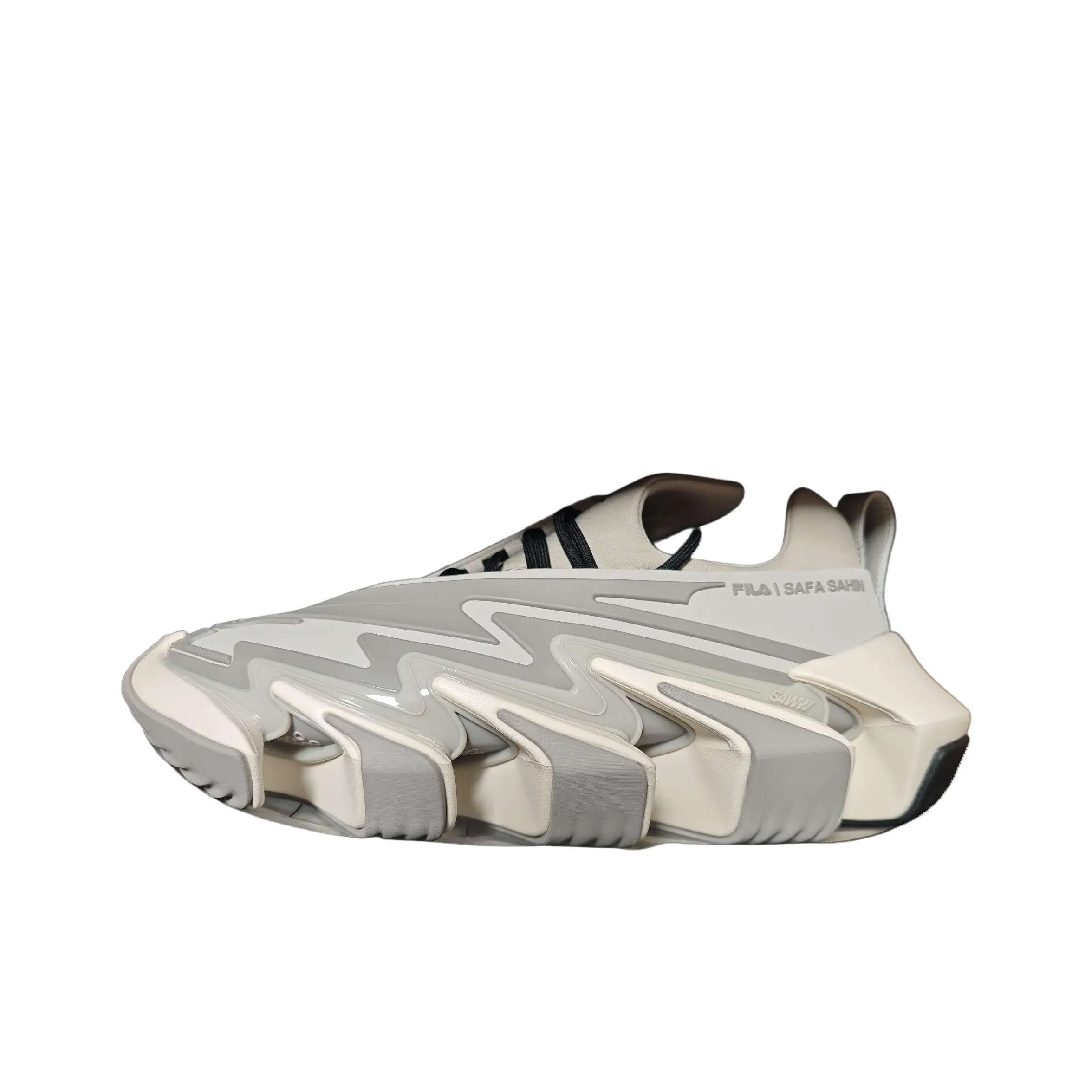 FILA FUSION Устойчивый к истиранию Низкий Топ Casual Мужской Серый Белый