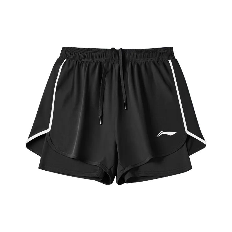 LINING Классический черный Женские Форма Женские Спортивные шорты