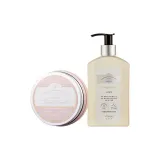 2종 세트: 화이트 피치 스크럽 200g + 마운틴 문 티 하우스 겉감 로션 220g