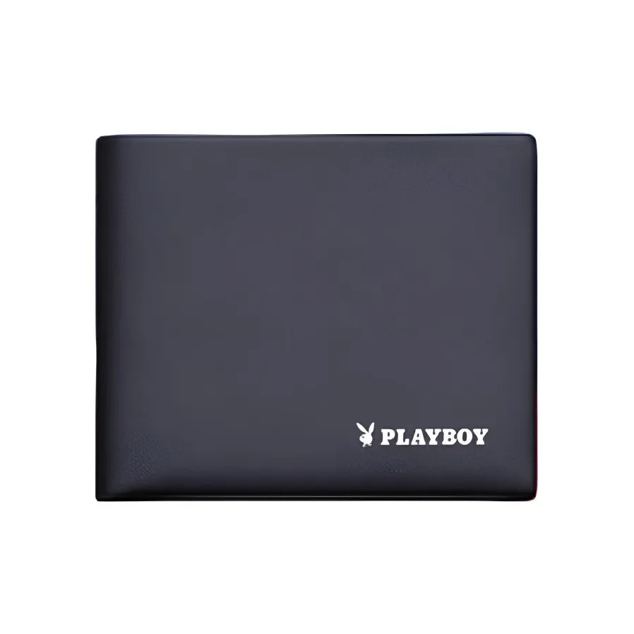 PLAYBOY Collaboration Кошелек из коровьей кожи Мужской Черный
