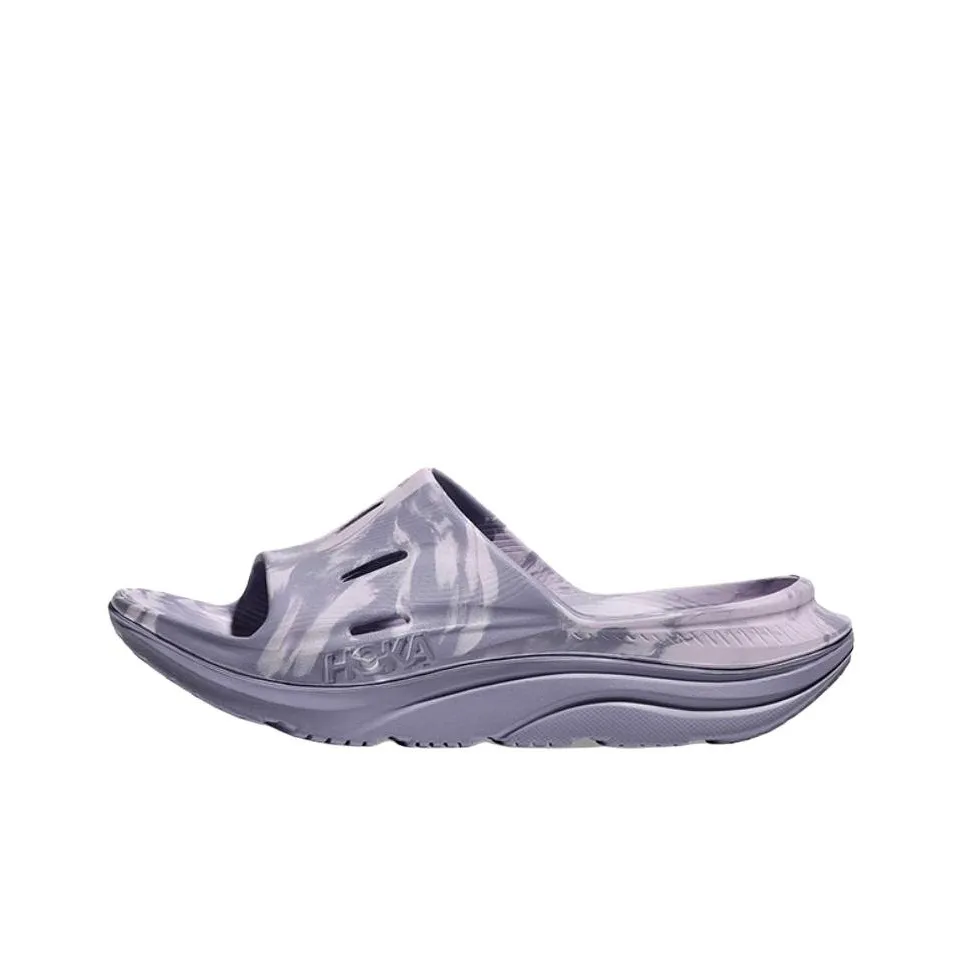 HOKA ONE ONE Ora Slide Устойчивые к истиранию Амортизирующие Слипоны Unisex Light Фиолетовый