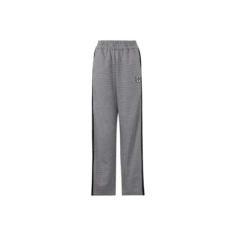 TCH Черно-белая клетка Унисекс Повседневные брюки