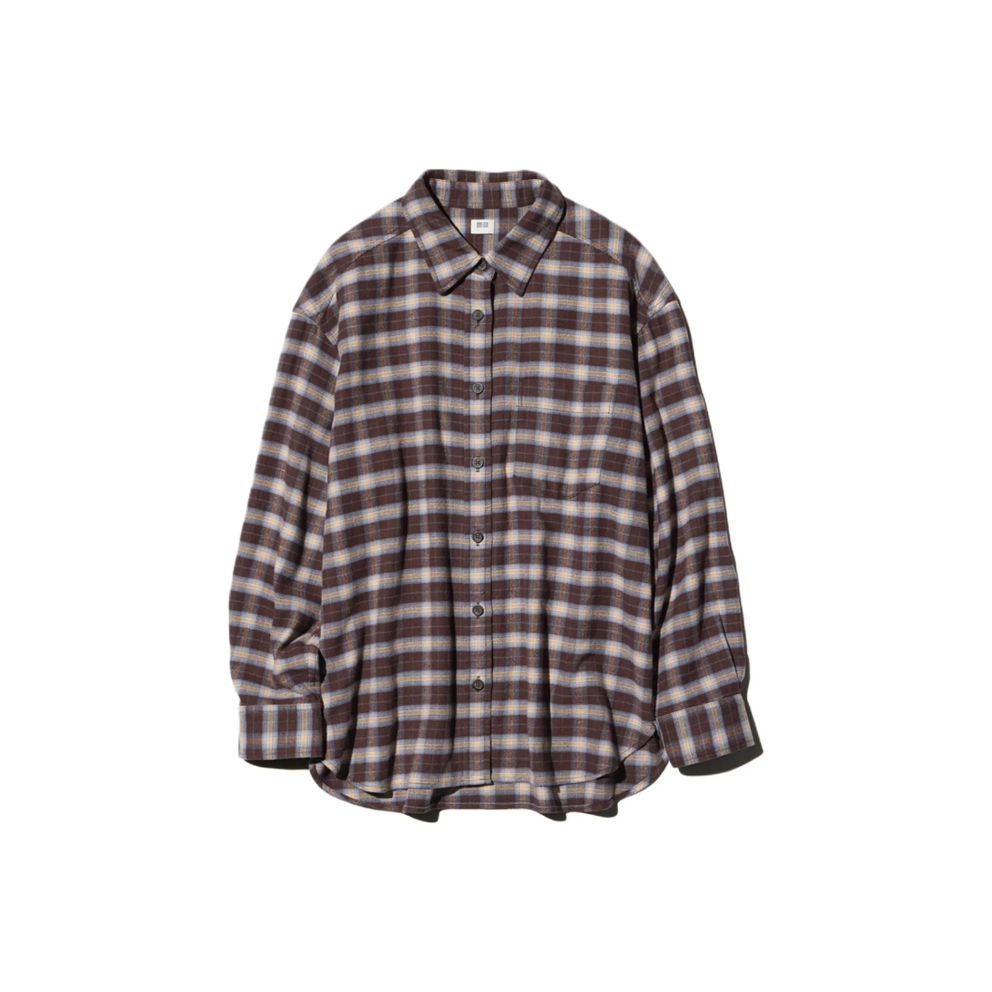 UNIQLO Женские рубашки каштанового цвета