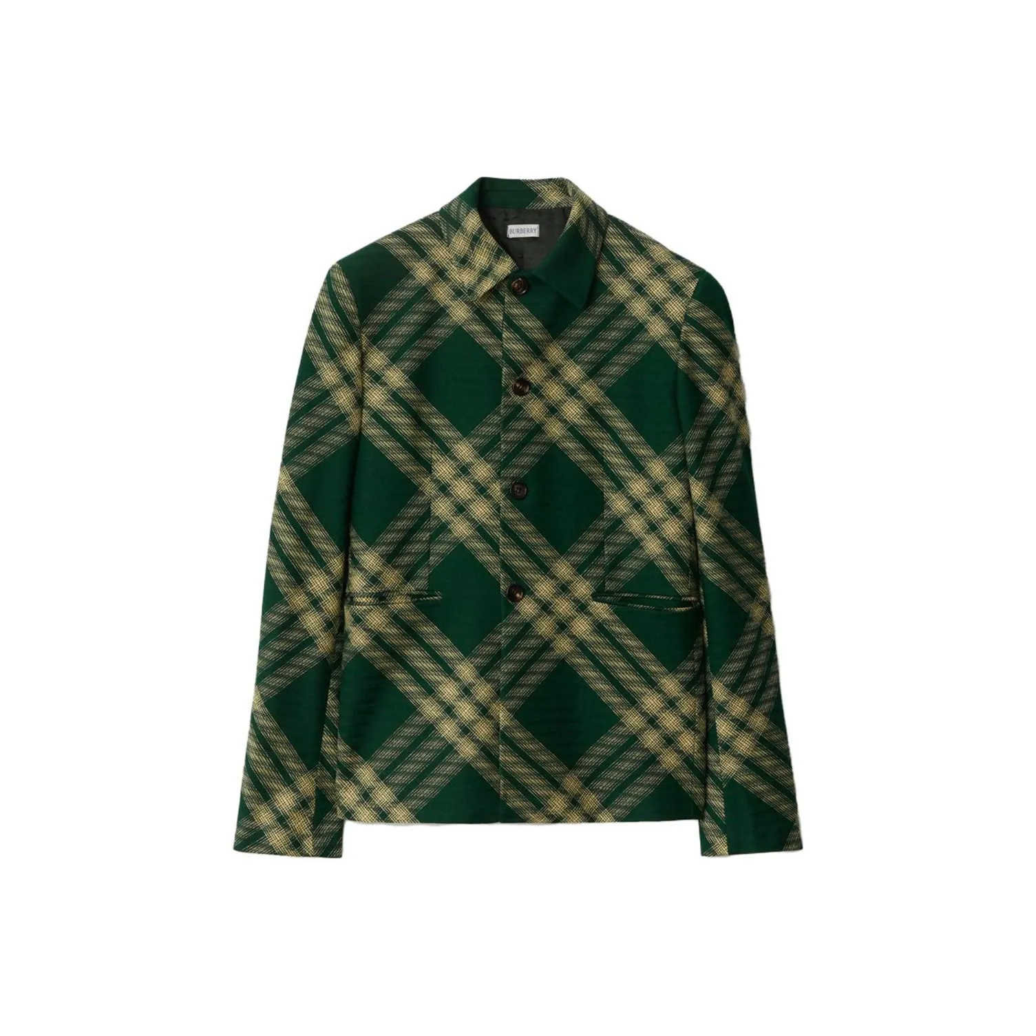 Burberry Check pattern Buttoned Blazer