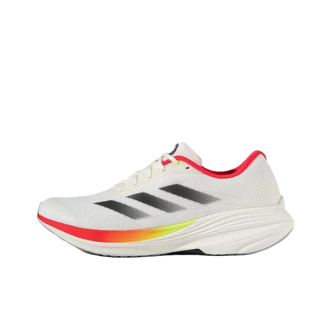 Adidas ETHER LITE Устойчивый к истиранию Дышащие Низкие Беговые кроссовки Унисекс Белый Черный Красный