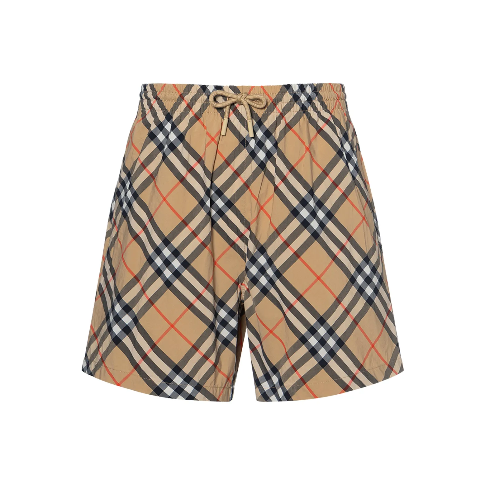 Burberry Check print Drawstring Swim Shorts