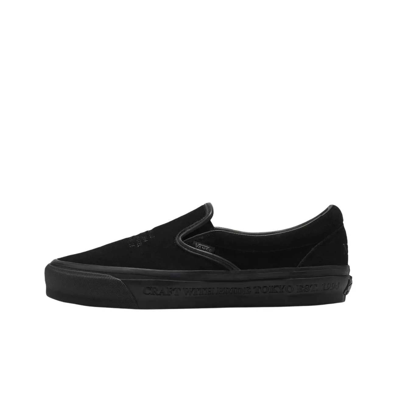 NEIGHBORHOOD x Vans Slip On 98 Устойчивые к абразию Низкие Кроссовки для скейтбординга Мужские Черные