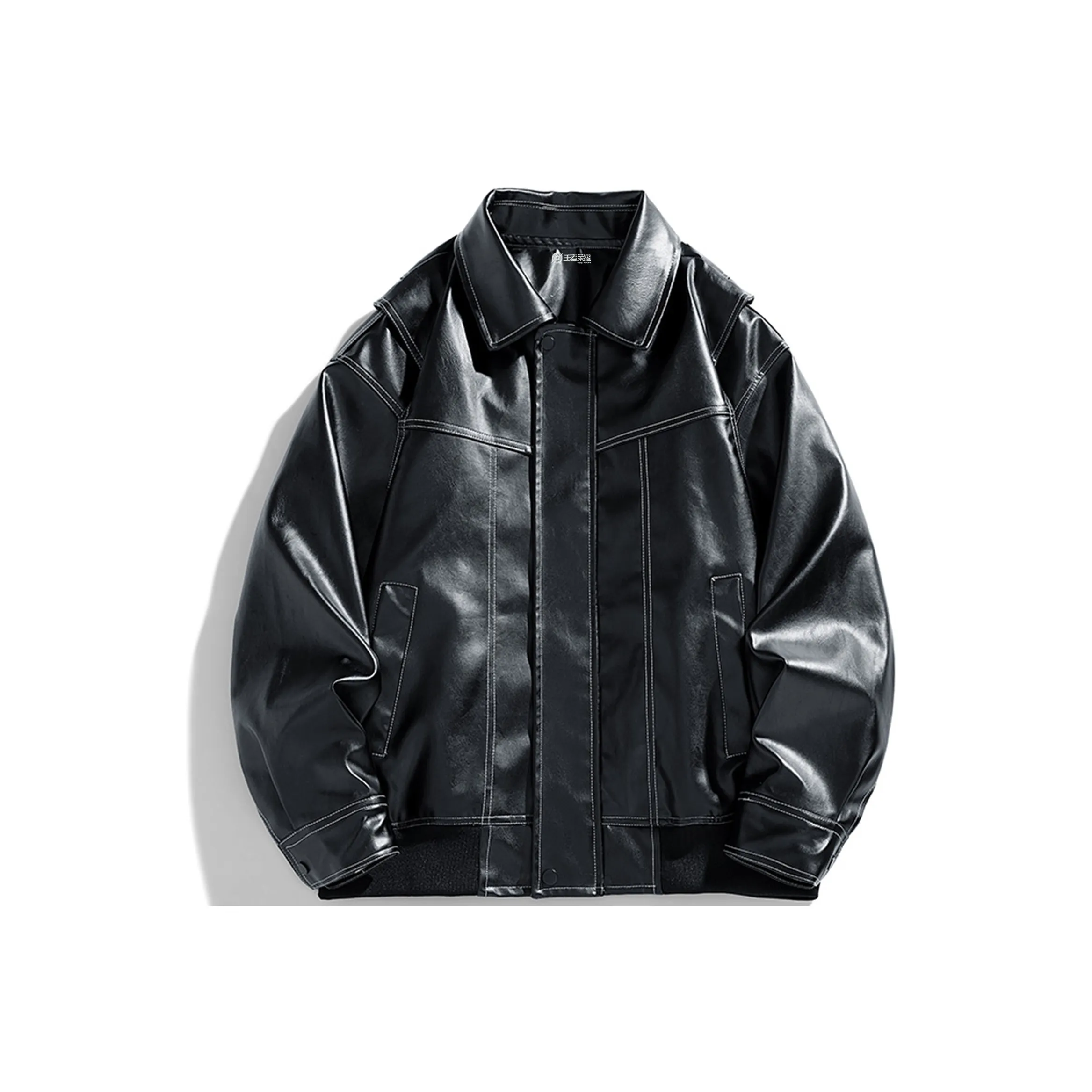 Honor of Kings Кожа Куртка Логотип Модель Унисекс