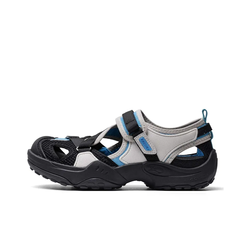 Mule Donkey Водонепроницаемый и быстросохнущий обувь для горных походов женский кибер-синий