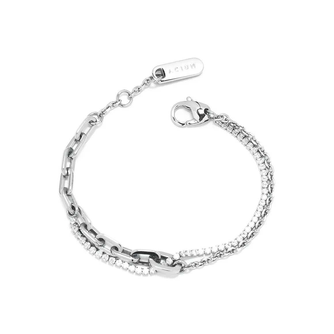 ACIUM Стальной Love Confession Girlfriend Bestie Boyfriend Bracelets Unisex