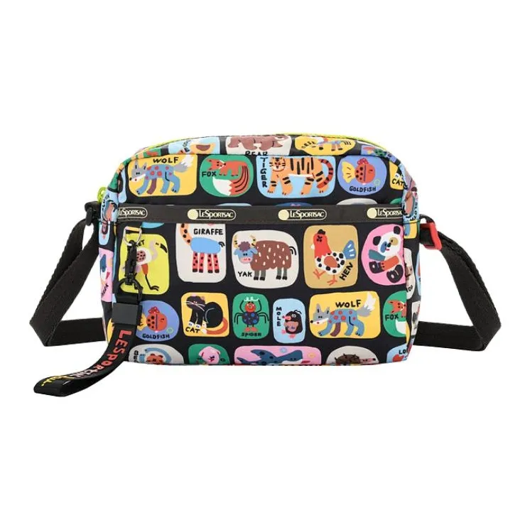 LeSportsac × Утка Коллаборация Сумка через плечо Ткань Средний Женская Черная