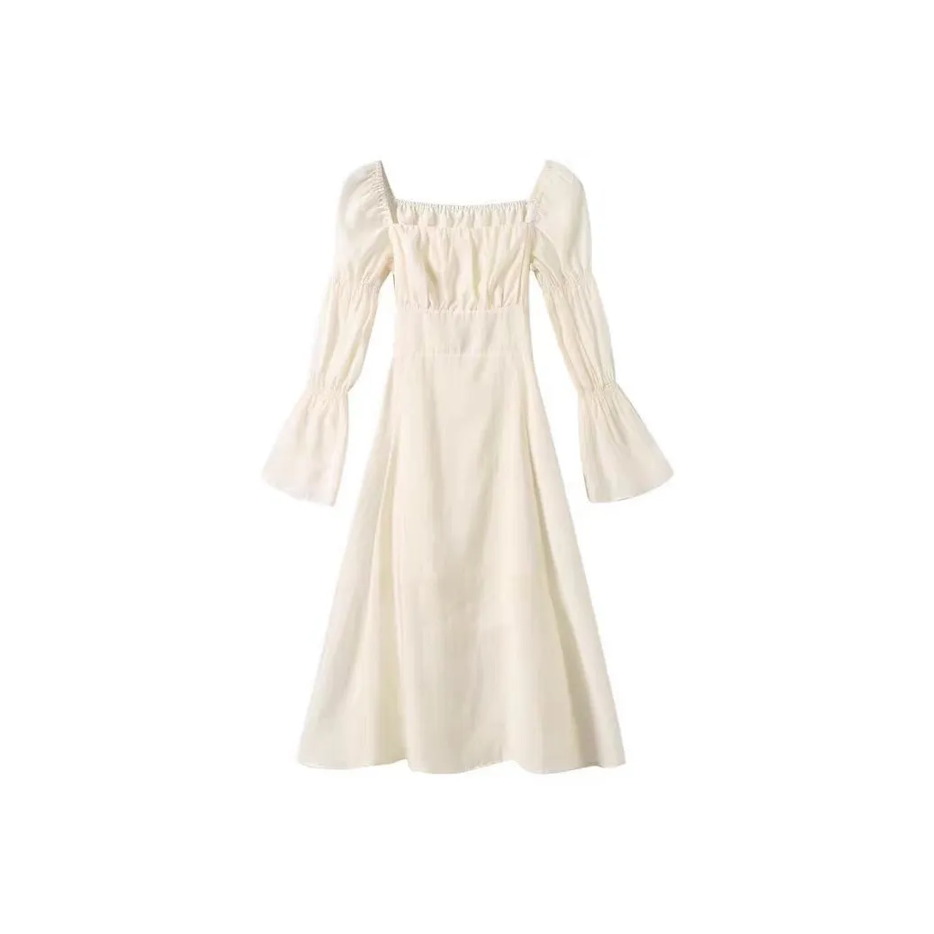 Бренд Cotton Shopping длинный рукав платье женское