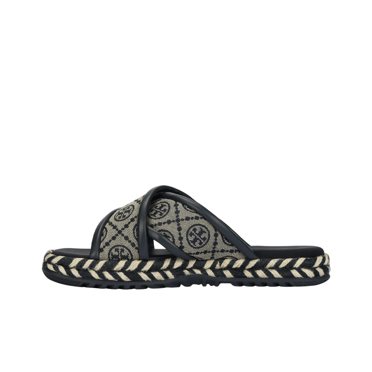 TORY BURCH Monogram Stylish Sandal Women's Marine Blue