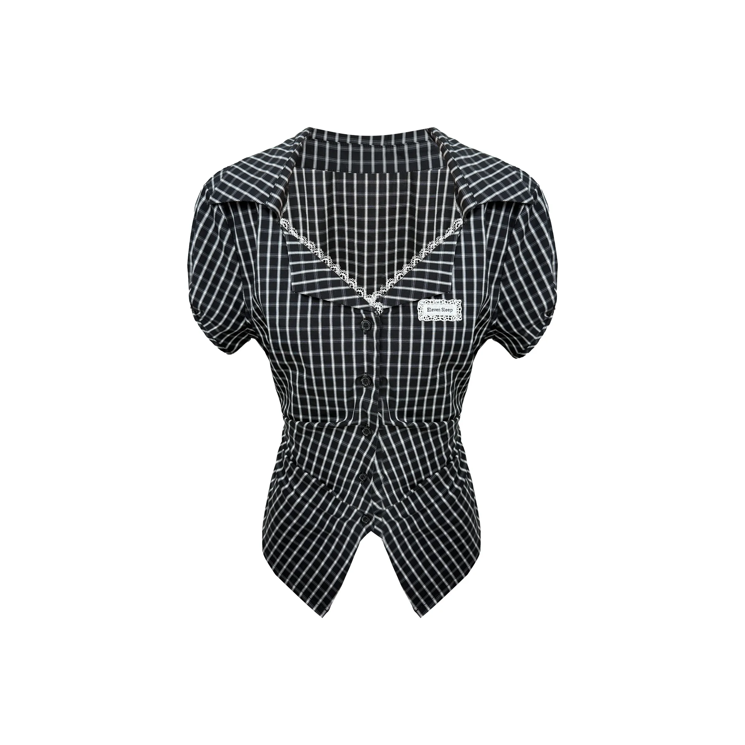 ELEVEN SLEEP Короткие рукава Женские рубашки