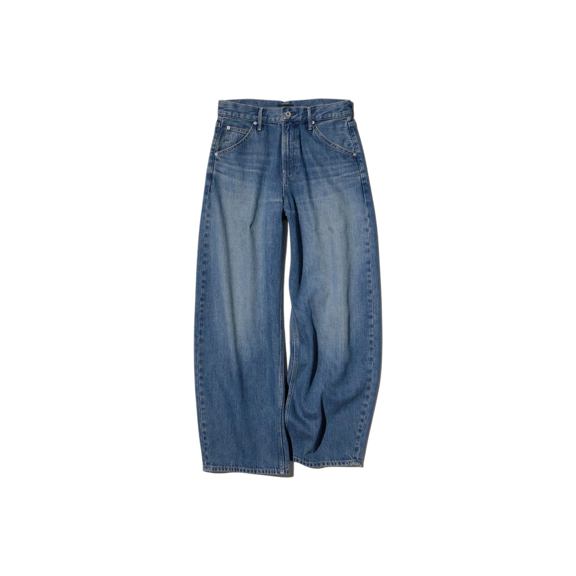 UNIQLO Женские джинсы морского синего цвета