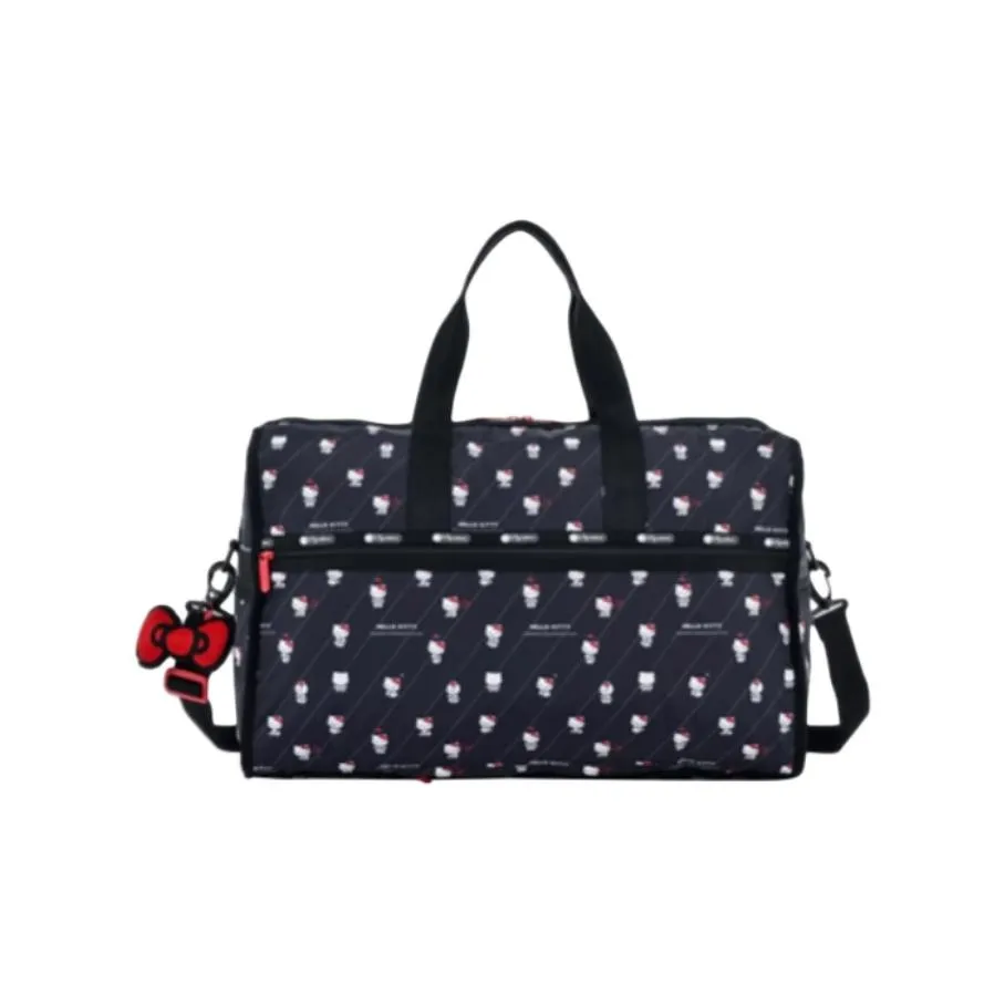 LeSportsac Hello Kitty Коллаборация Ткань Сумка Большая Женская Черная