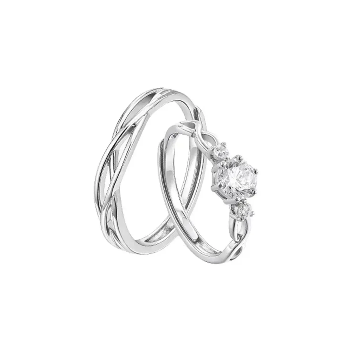 CHINA GOLD Topazes Rings Unisex