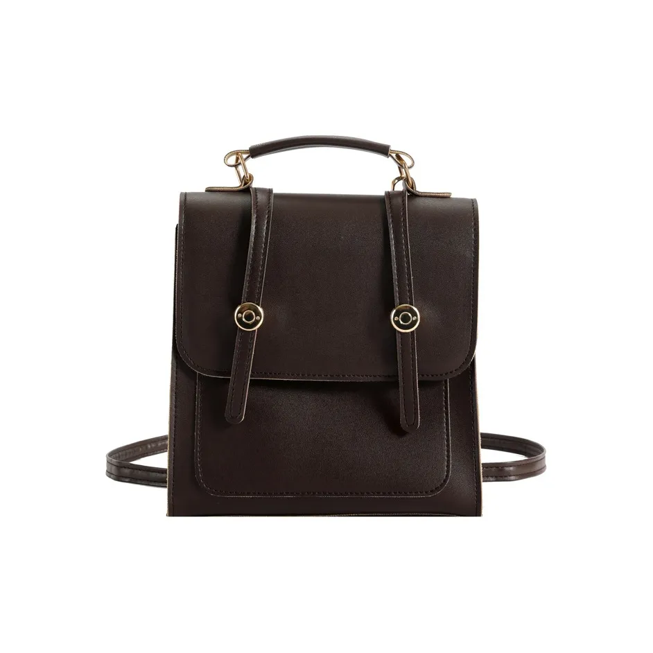 BALANG ПУ (полиуретан) Carry Рюкзак Унисекс Черный Экрю Кофе Серебряный