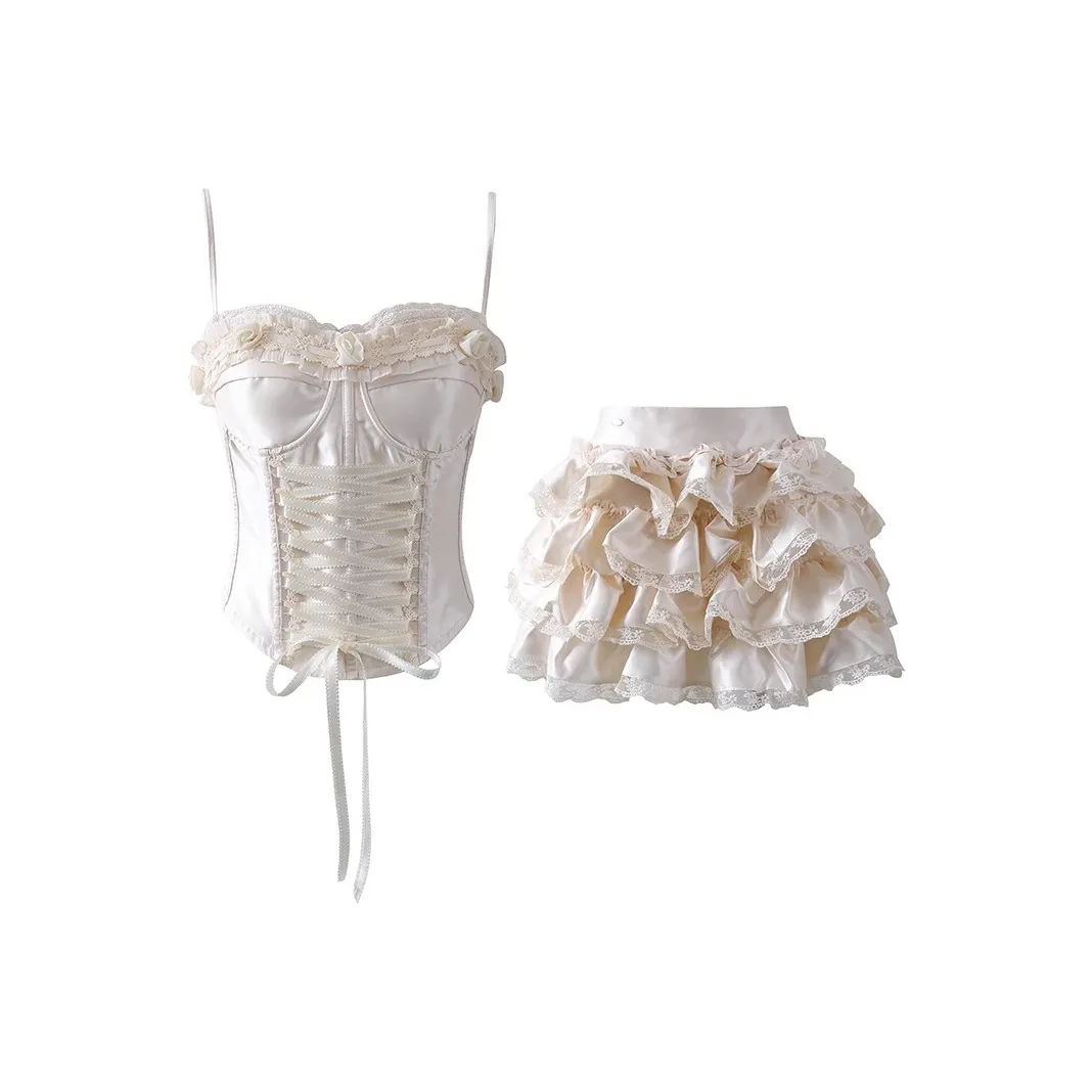 PAIN OR PLEASURE Комплект с юбкой Женские