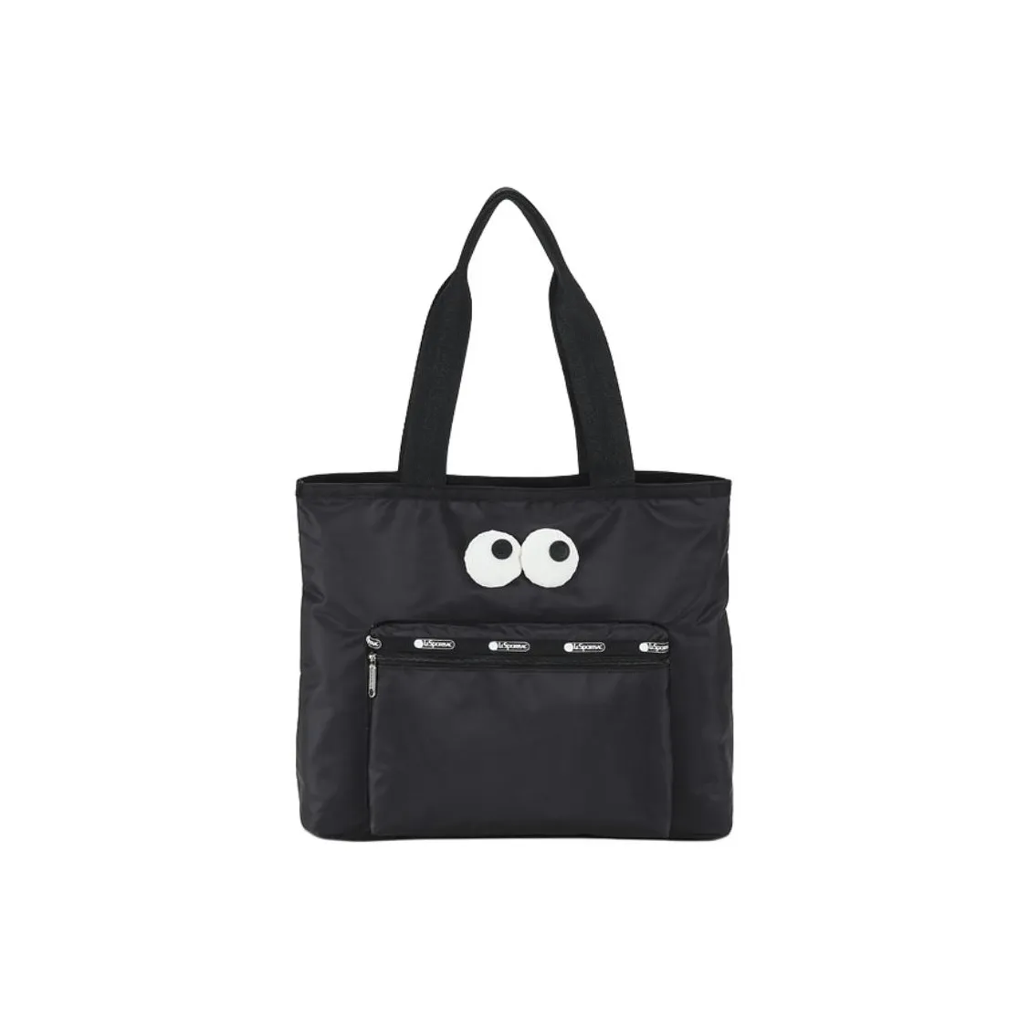 LeSportsac Ткань Сумка-тоут Сумка через плечо Большая Женская Черная