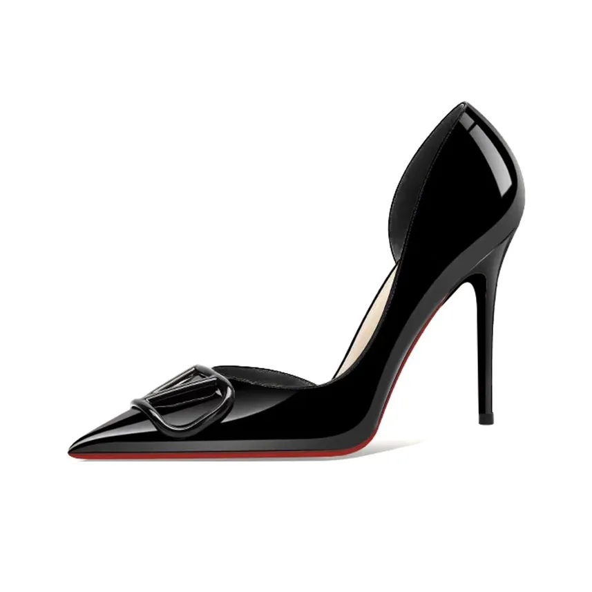 FHPTM Узкий каблук Высокие каблуки 9CM Женские