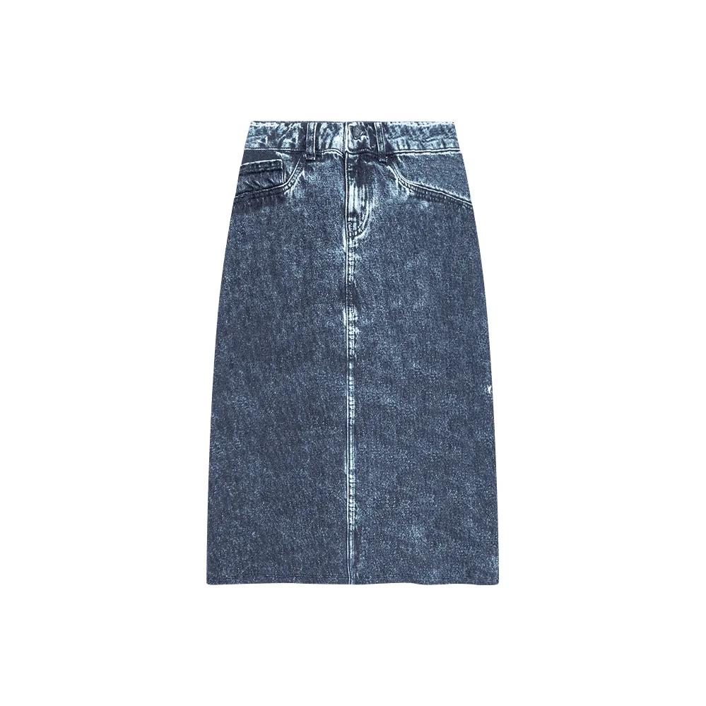 Desigual Denim Длинная Юбка Женская