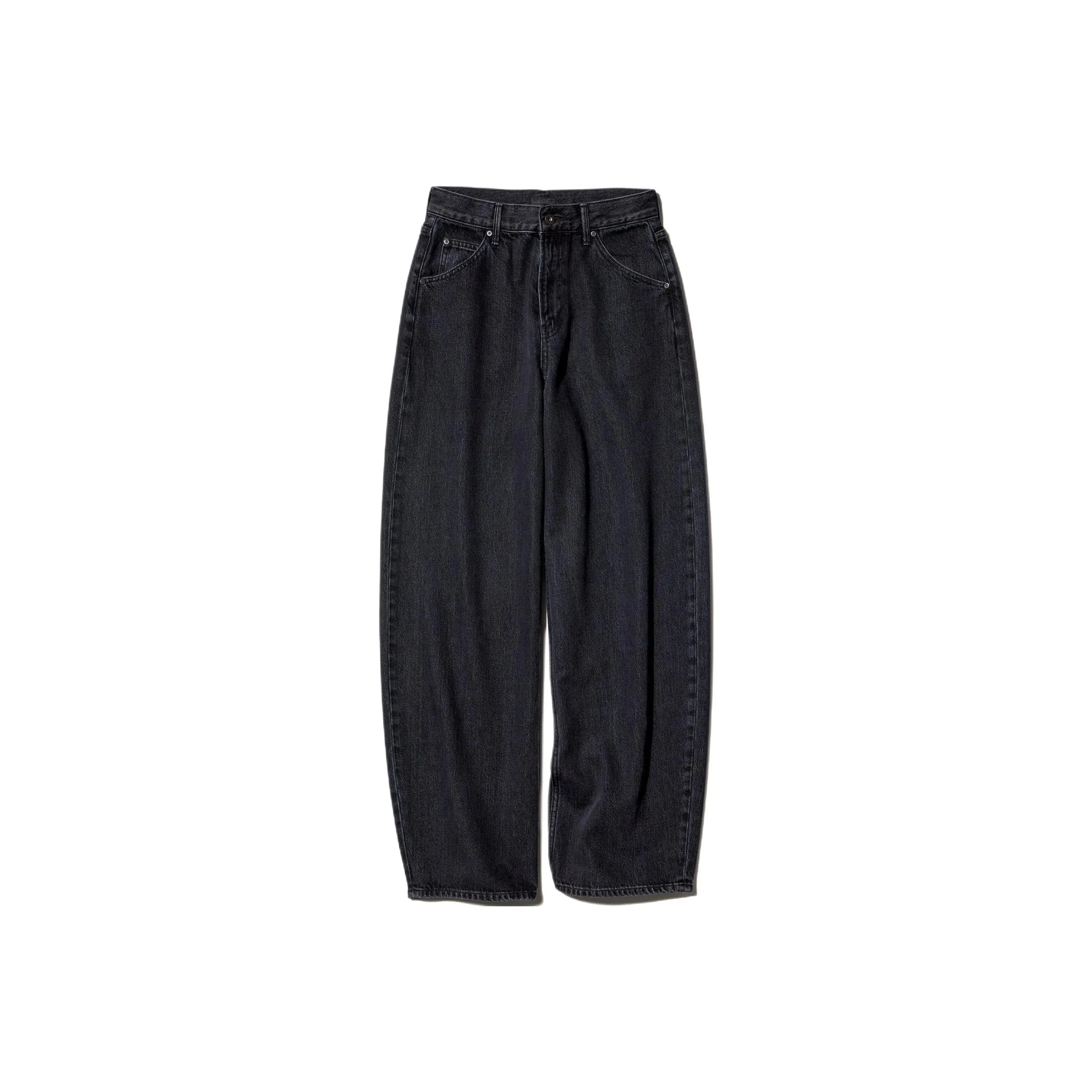 UNIQLO Темно-серые Женские Джинсы