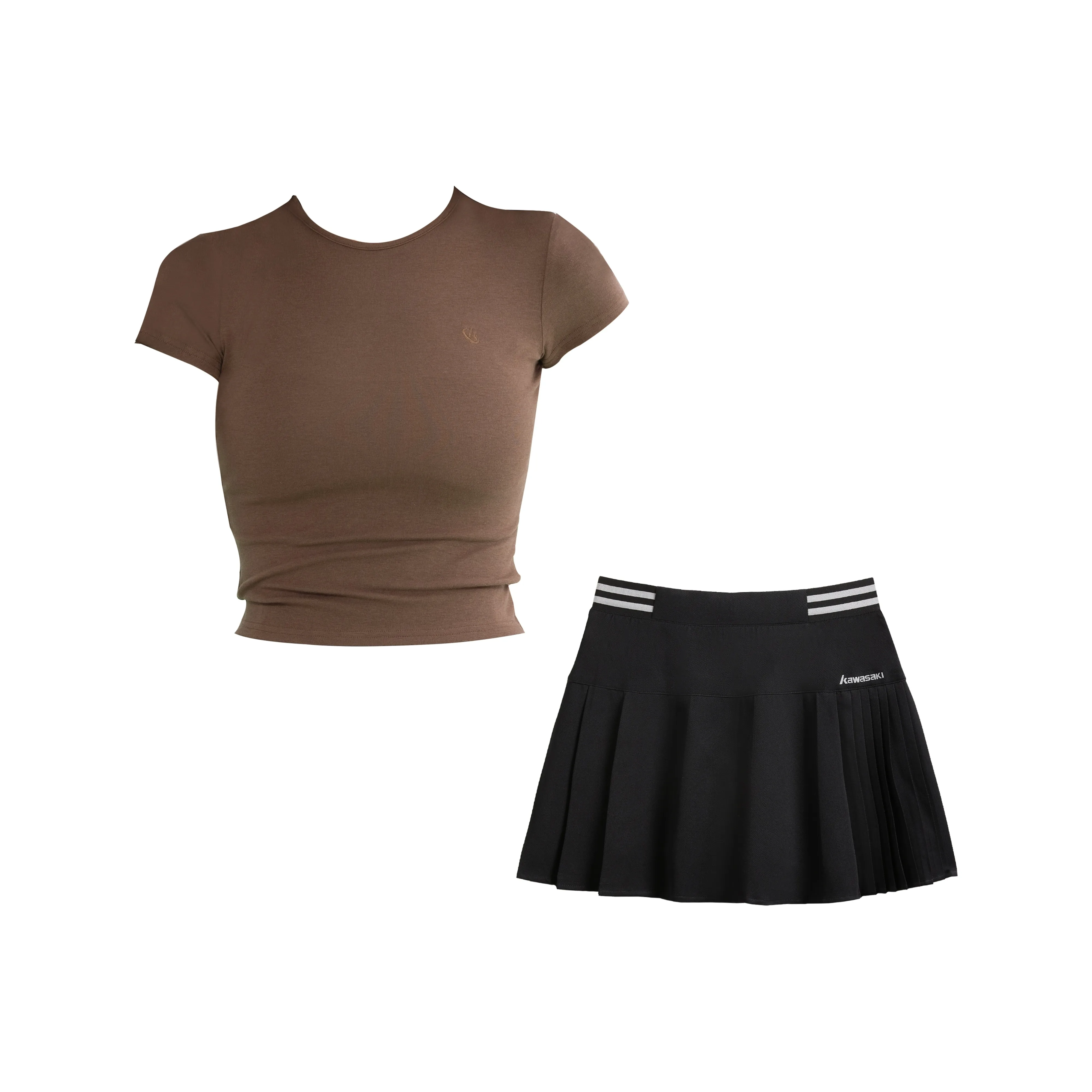 Кавасаки Small Waist Series Бадминтон Джерси Женская Короткая Юбка Одежда Наборы