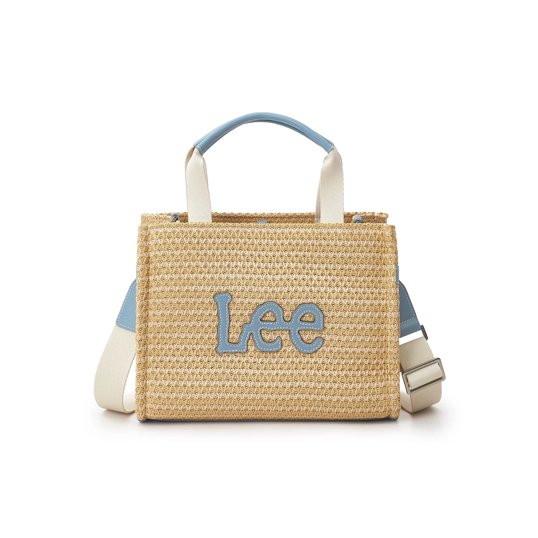 Сумка через плечо Lee co-branded с плетением из соломы обычная женская многоцветная