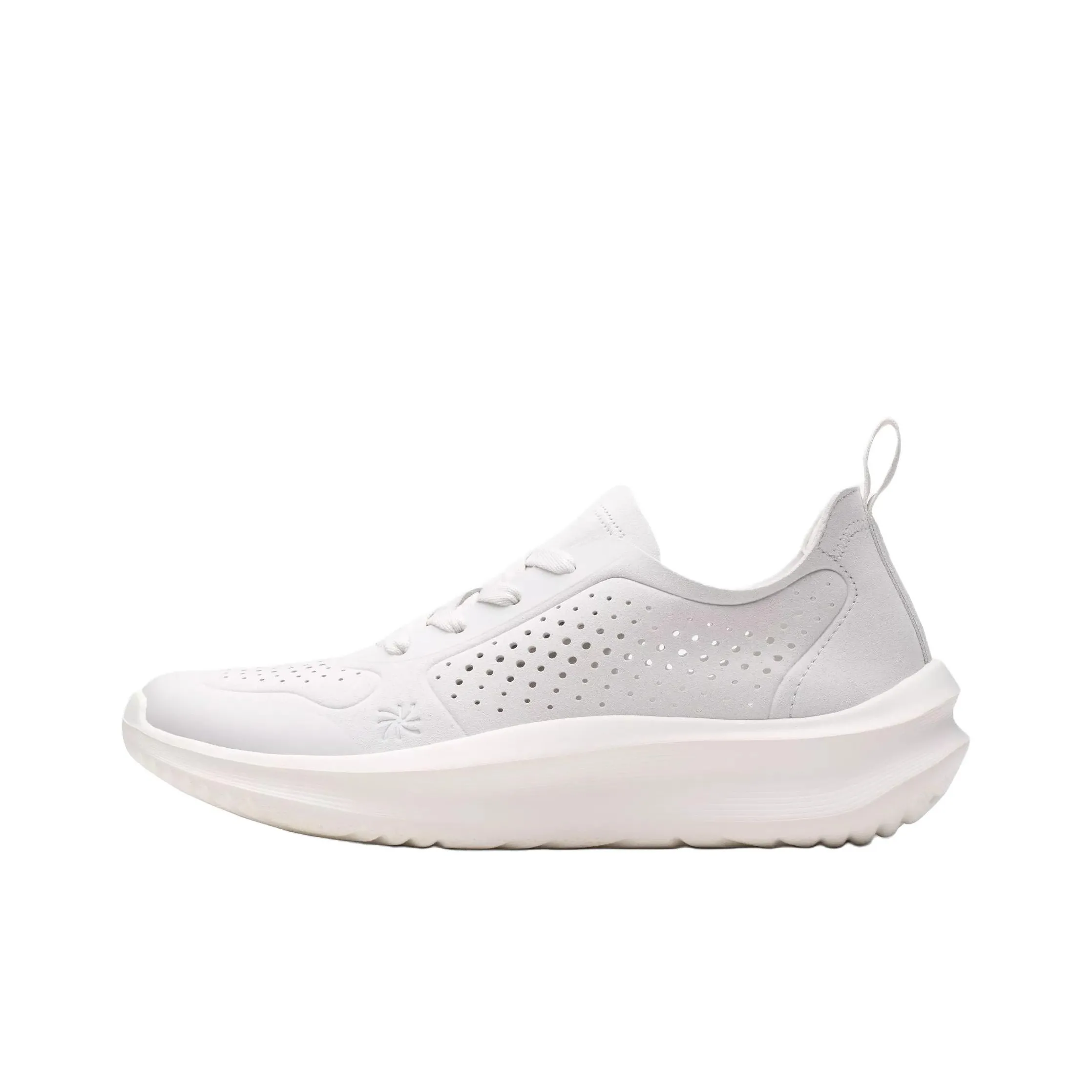 Clarks Solevana Галстук Низкий Топ Повседневная Обувь Женская Белая