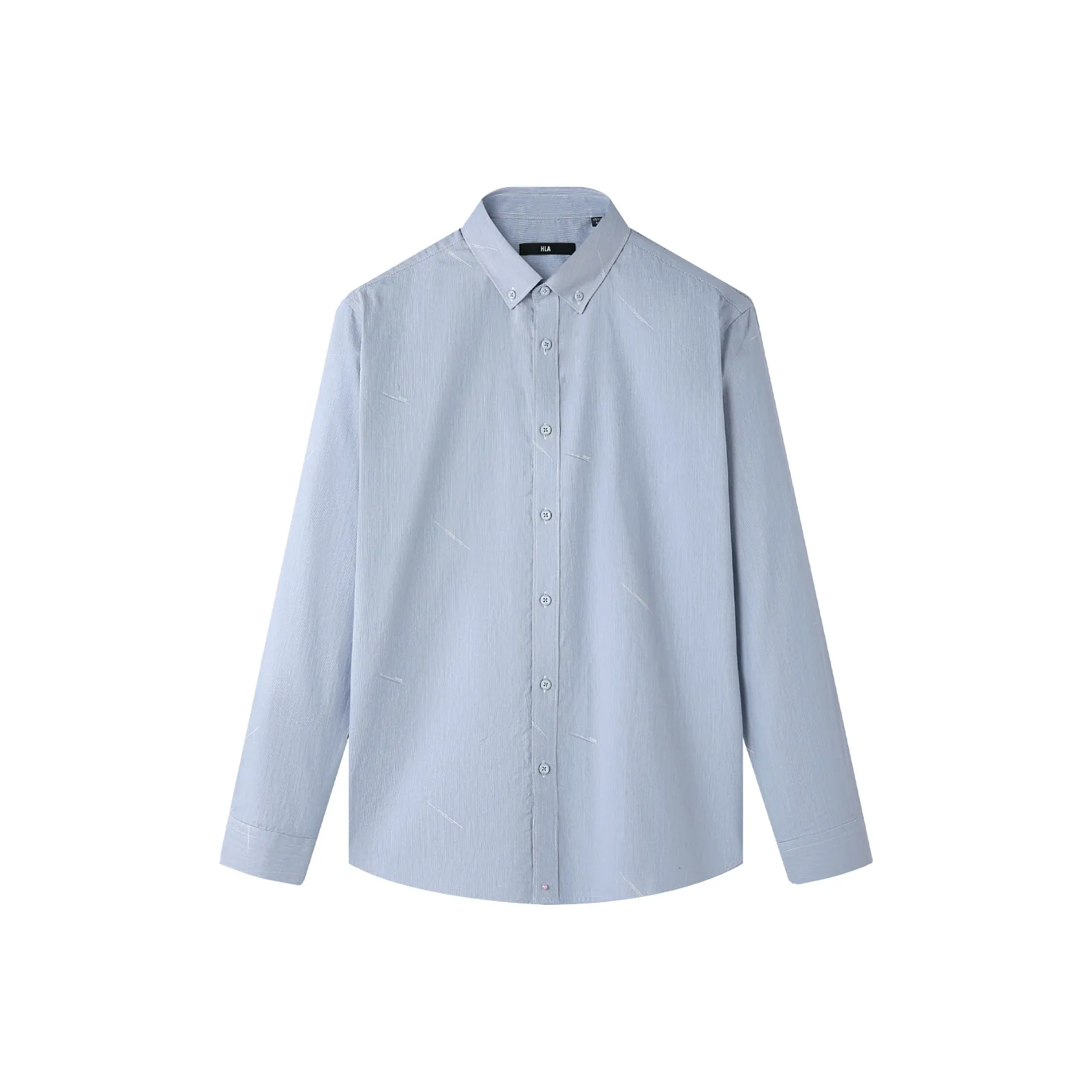 HLA Light Gray Floral 85 Мужские Рубашки