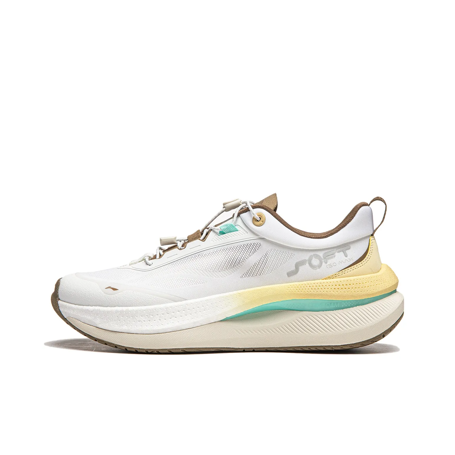 LINING SOFT GO Амортизаторы Ударопрочный Дышащий Низкий Топ Повседневный Мужской Экрю