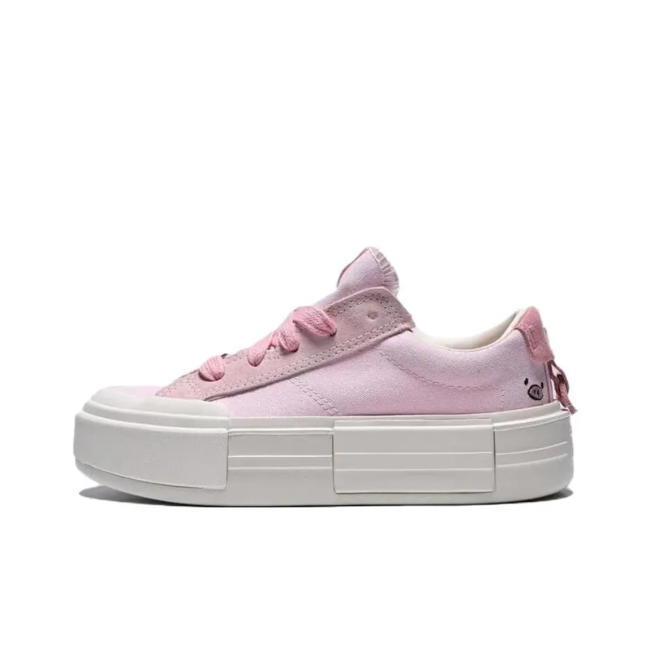 Converse Chuck Taylor SEASONAL Устойчивые к истиранию Низкие Кроссовки для скейтбординга Женские Розовые